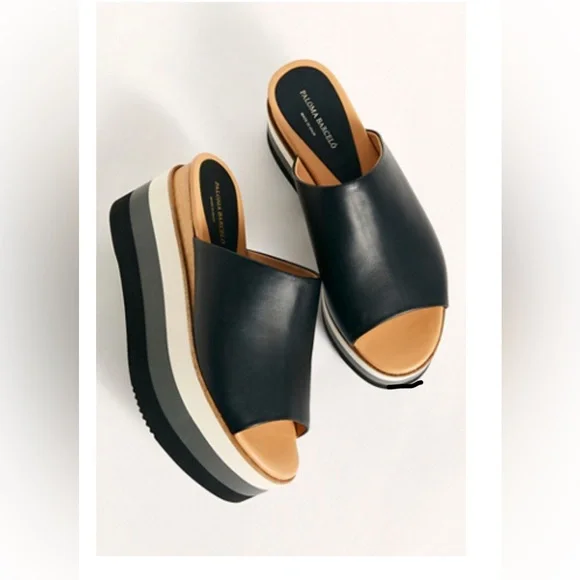 23【新品】PALOMA BARCELO ALES BR 定価52800円 セール】PALOMA BARCELO CALIE ウェッジサンダル（サンダル